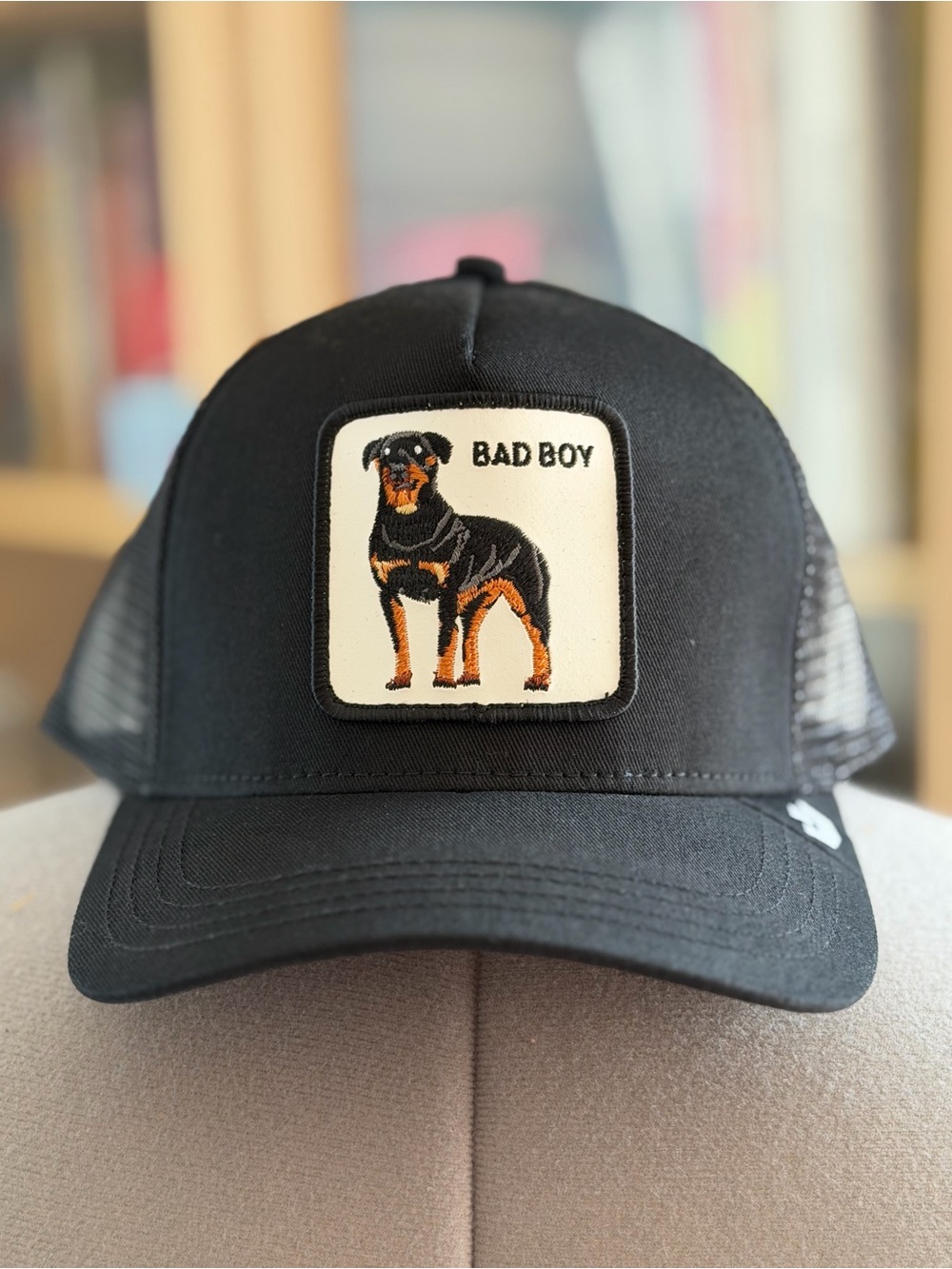Goorin Bros. "The Baddest Boy" Rottweiler Trucker Hat (NWT) 🐕‍🦺🔥
